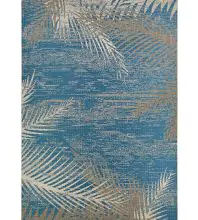 Couristan MONACO POWER-LOOMED 100% Polypropylene,Synthetic TROPICAL PALMS